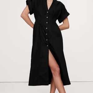 Cotton Poplin Shirt Dress